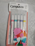 Resaltadores Kokuyo Campus 50 Aniversario, 5 colores
