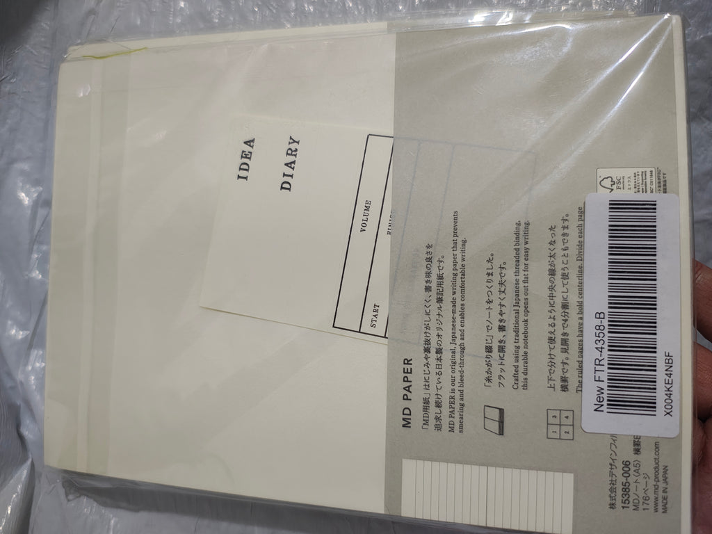 MD Notebook A5 de Midori en su empaque original